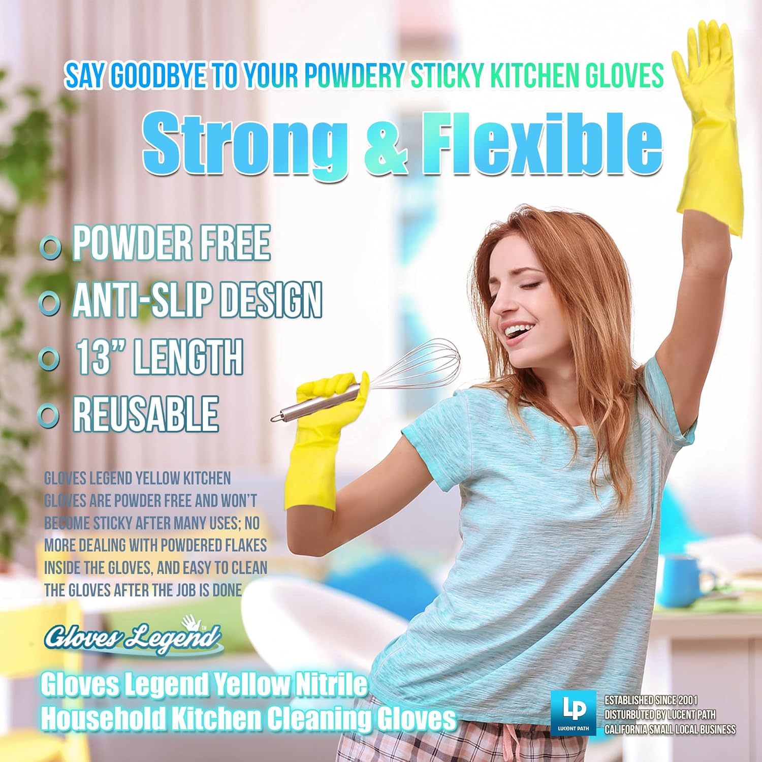 Ultimate Cleaning Bundle - 12 Cotton 3 Nitrile Gloves