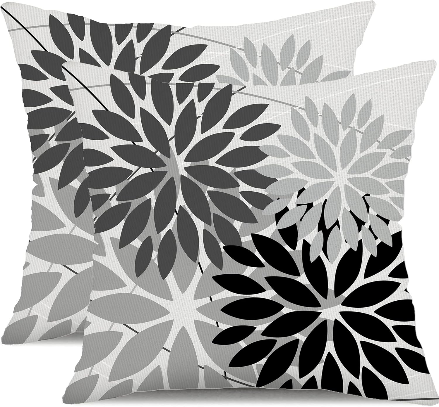 DFXSZ 18x18 Inch Waterproof Pillow Covers Set of 2