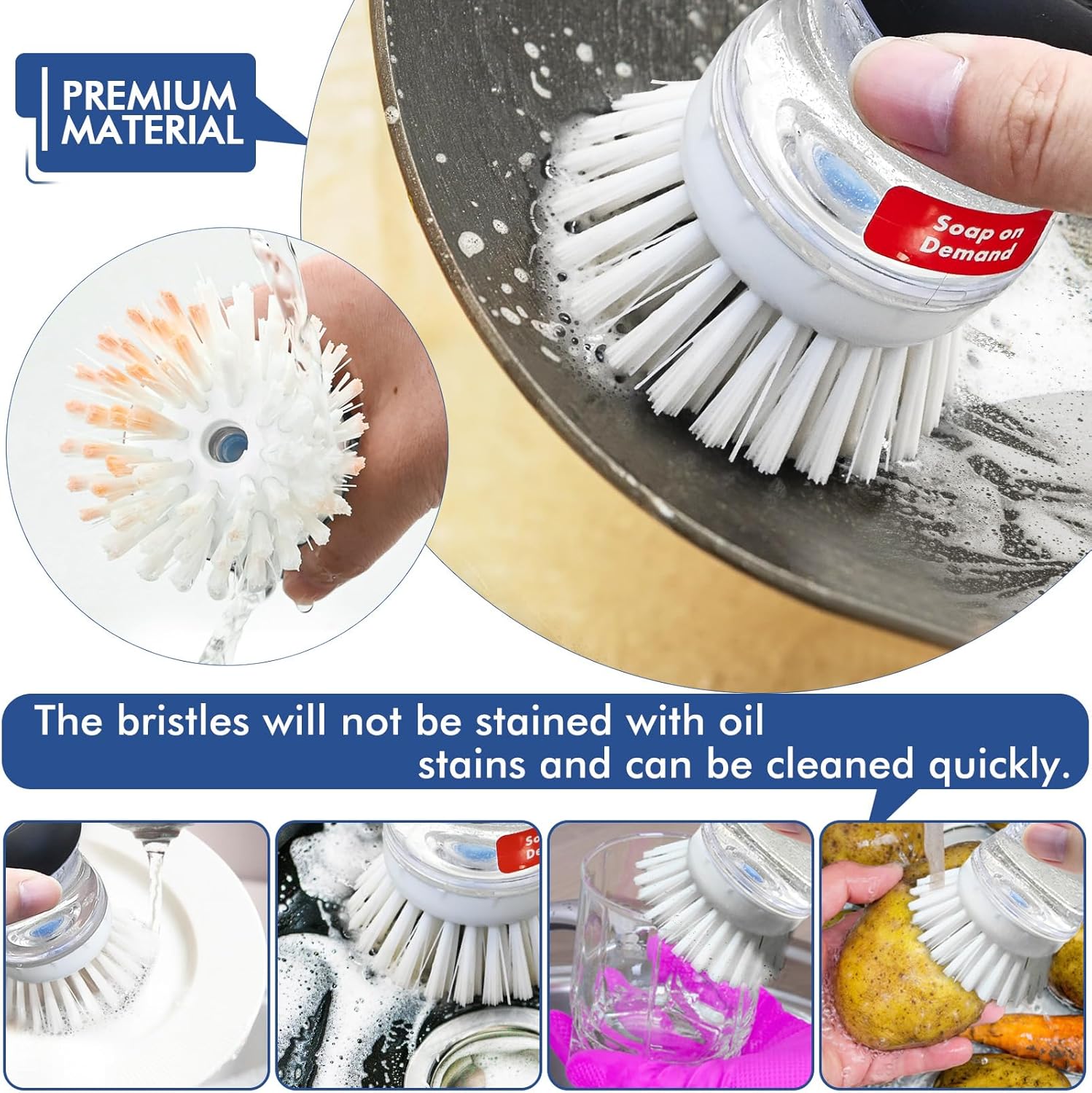 Shadowgallery Palm Brush Refill for OXO Dish Brush