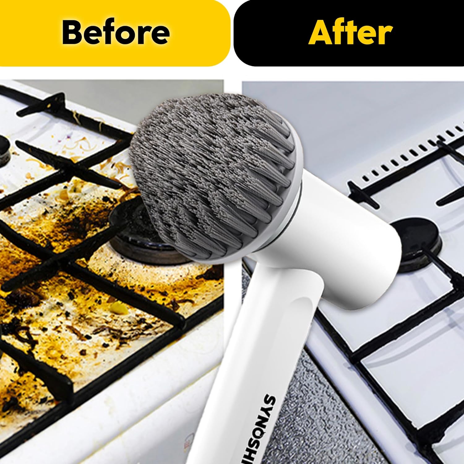 Cone Brush Heads 2 Units for Electric Spin Scrubber