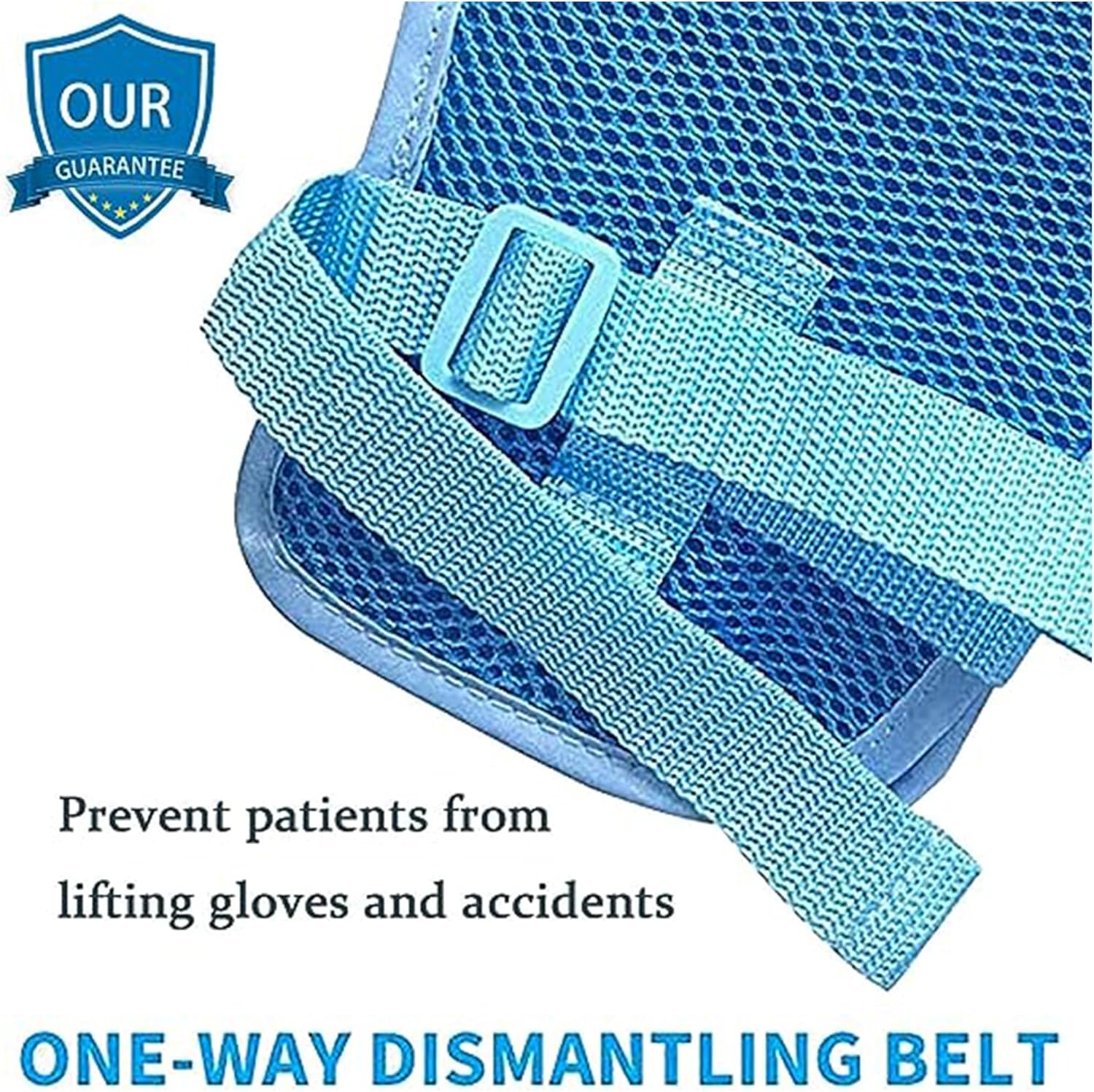 Fanwer Dementia Restraint Gloves 2PCS Control Mitts Safety Handwear