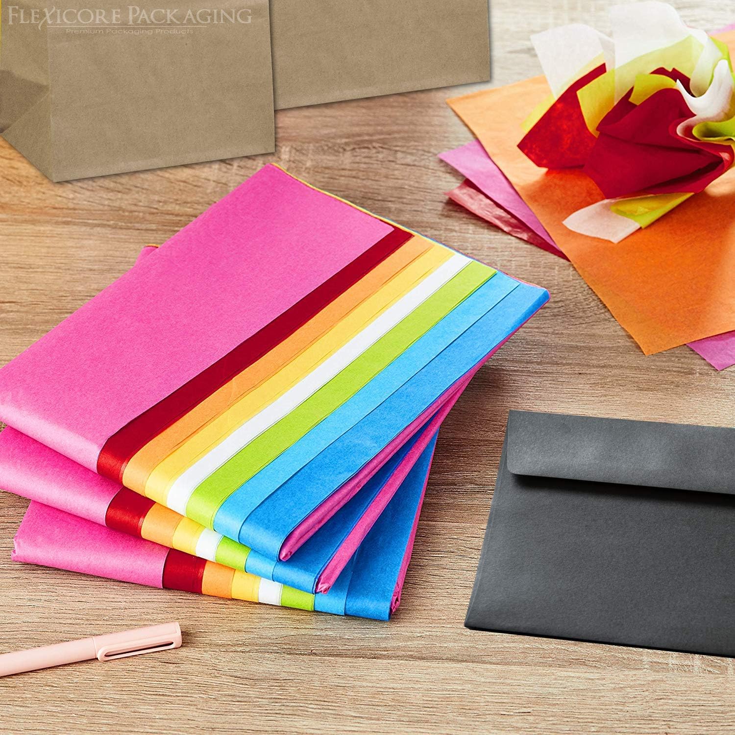 Flexicore Packaging Gift Wrap Tissue Paper Chocolate 15x20