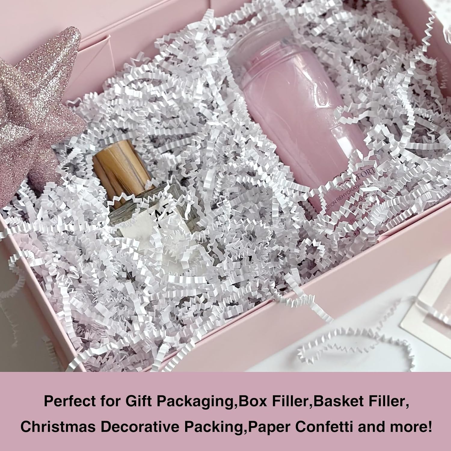 2LB Crinkle Cut Paper Shred Filler for Gift Boxes and Baskets