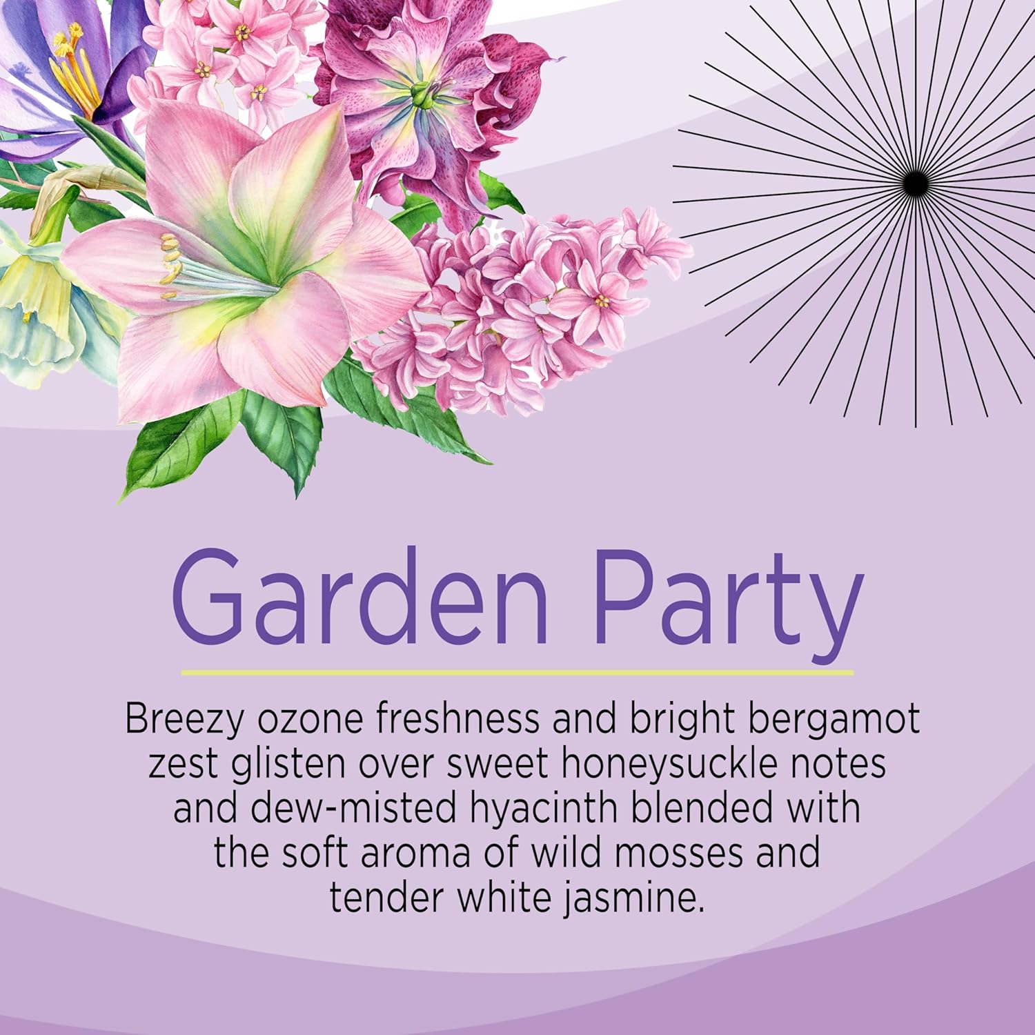 Citrus Magic Garden Party Air Freshener Spray 3-Ounce Pack of 3