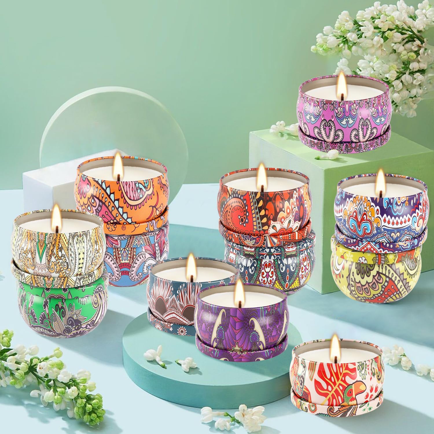 36 Pack Scented Candles for Home and Travel