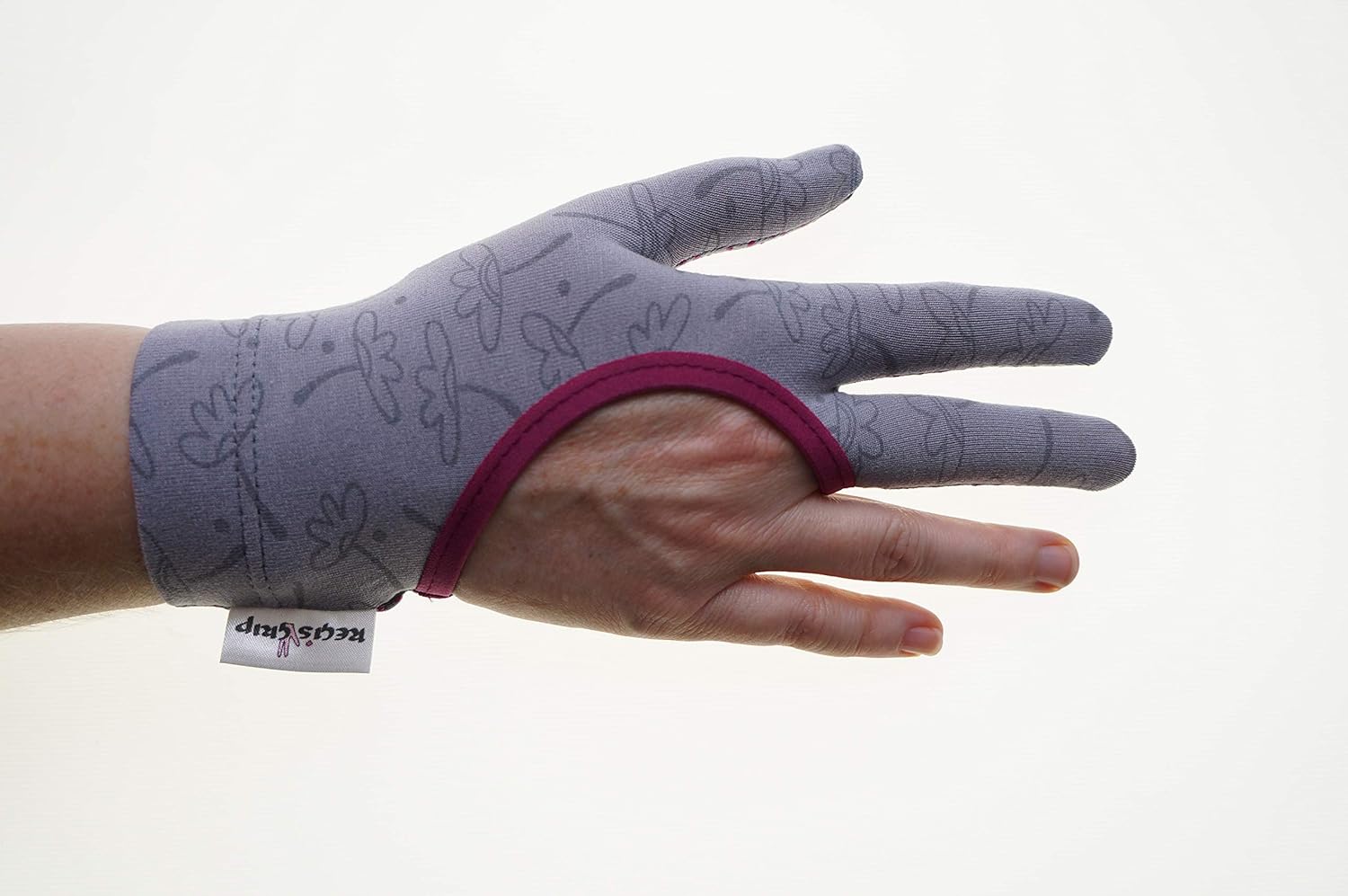Regis Grip Gloves Pink Flowers 1 Count
