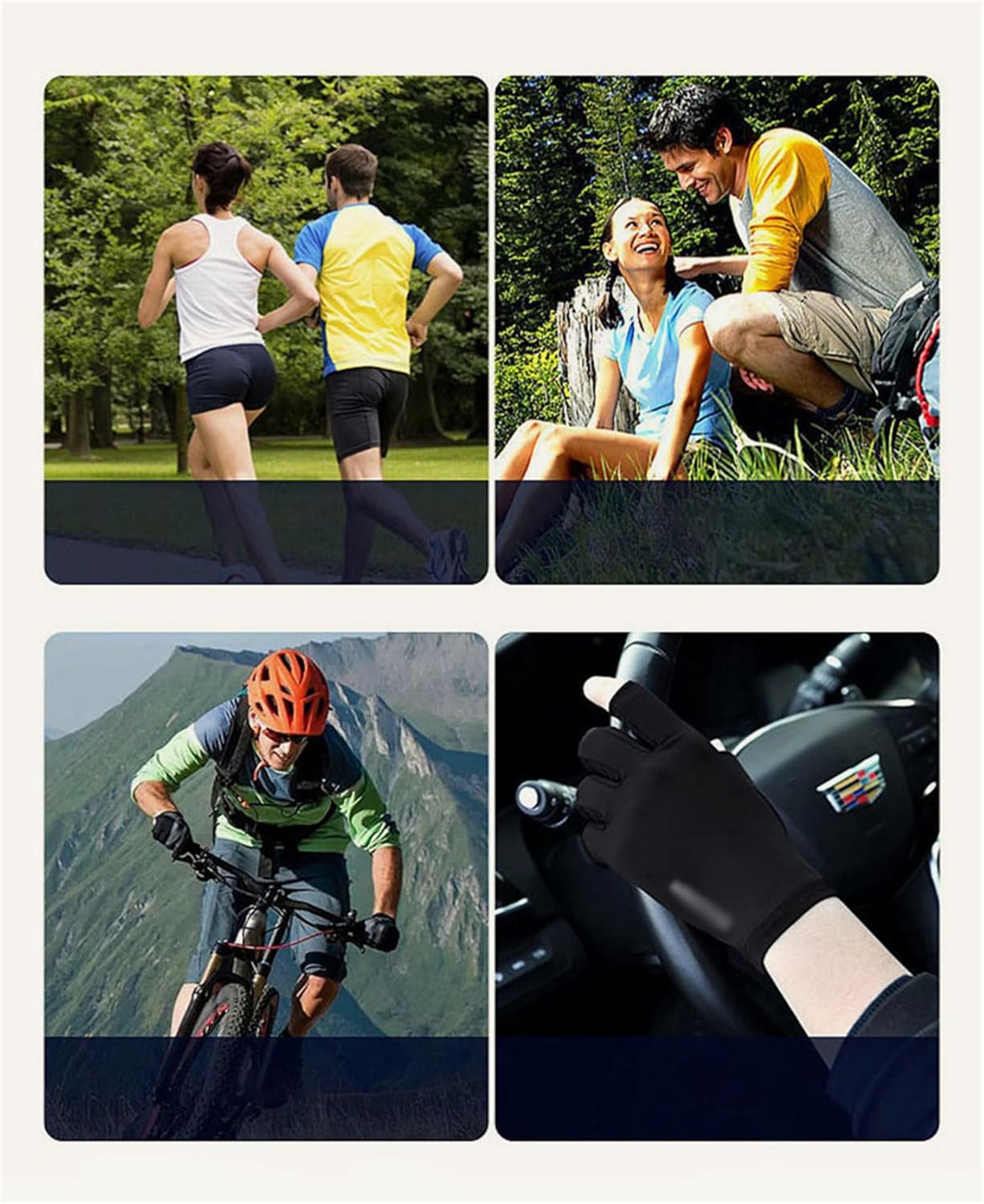 One Compress Bamboo Arthritis Gloves for Comfort and Flexibility