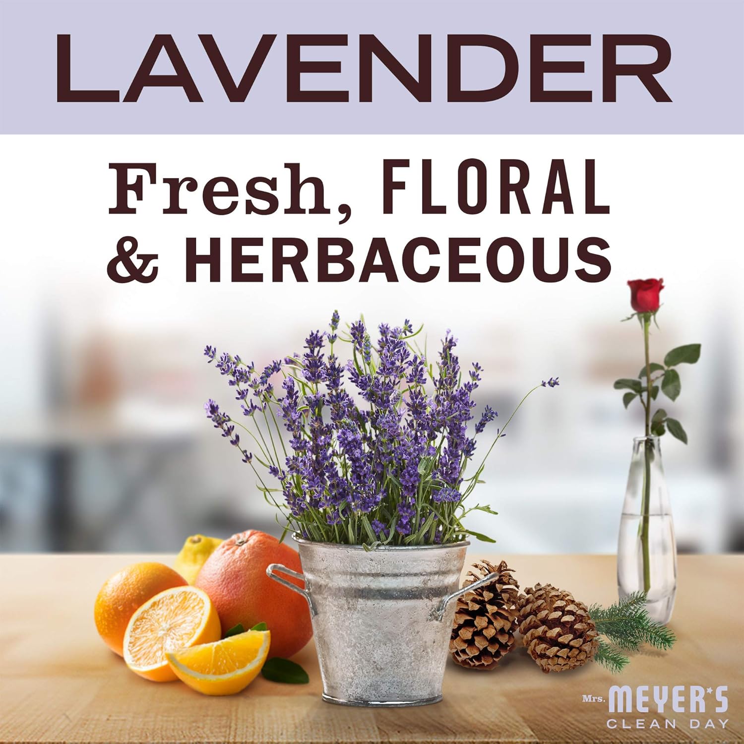 Mrs Meyers Lavender Soy Candle 12 Hour Burn