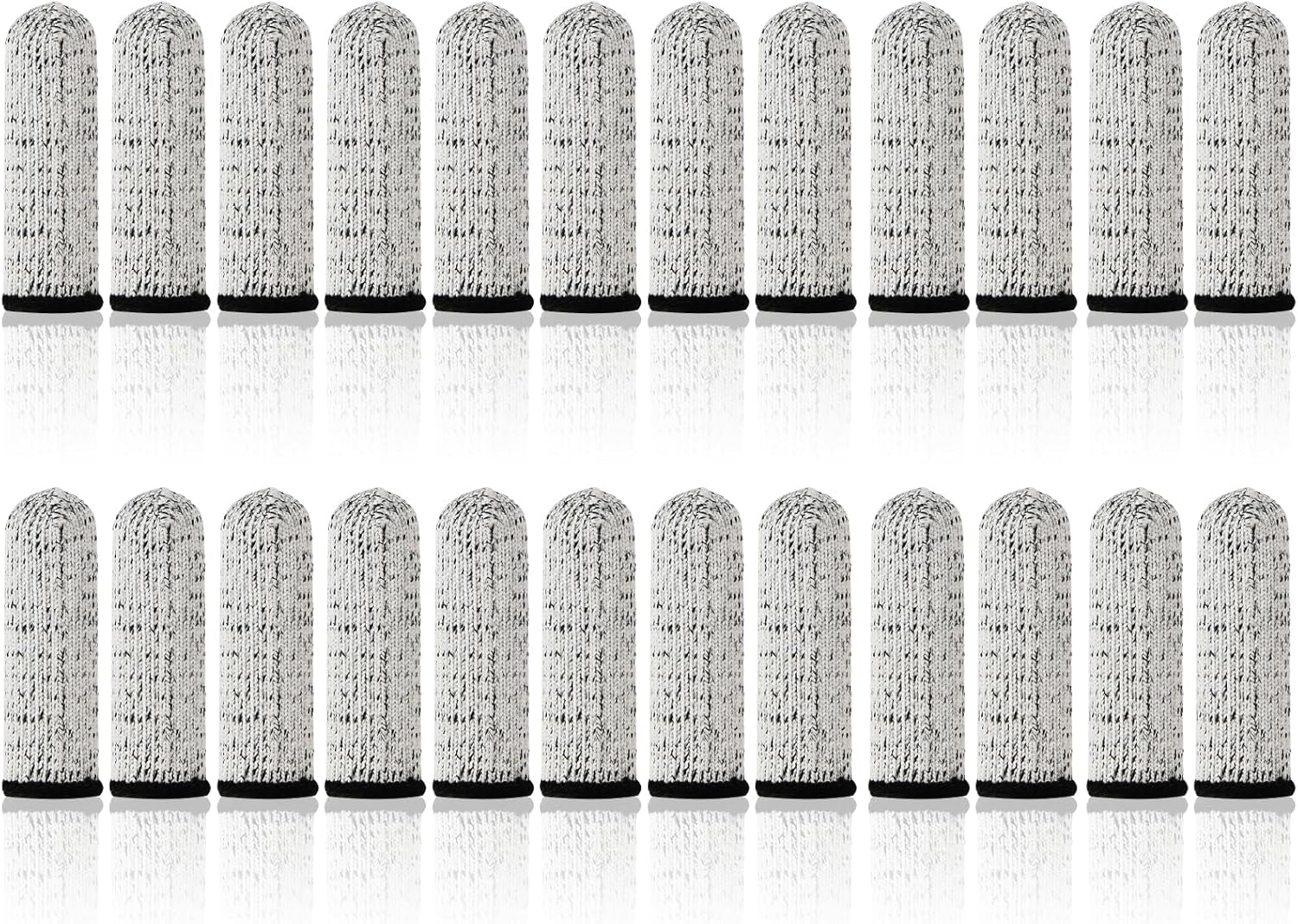 40pcs Reusable Cut Resistant Finger Cots for Kitchen and Work