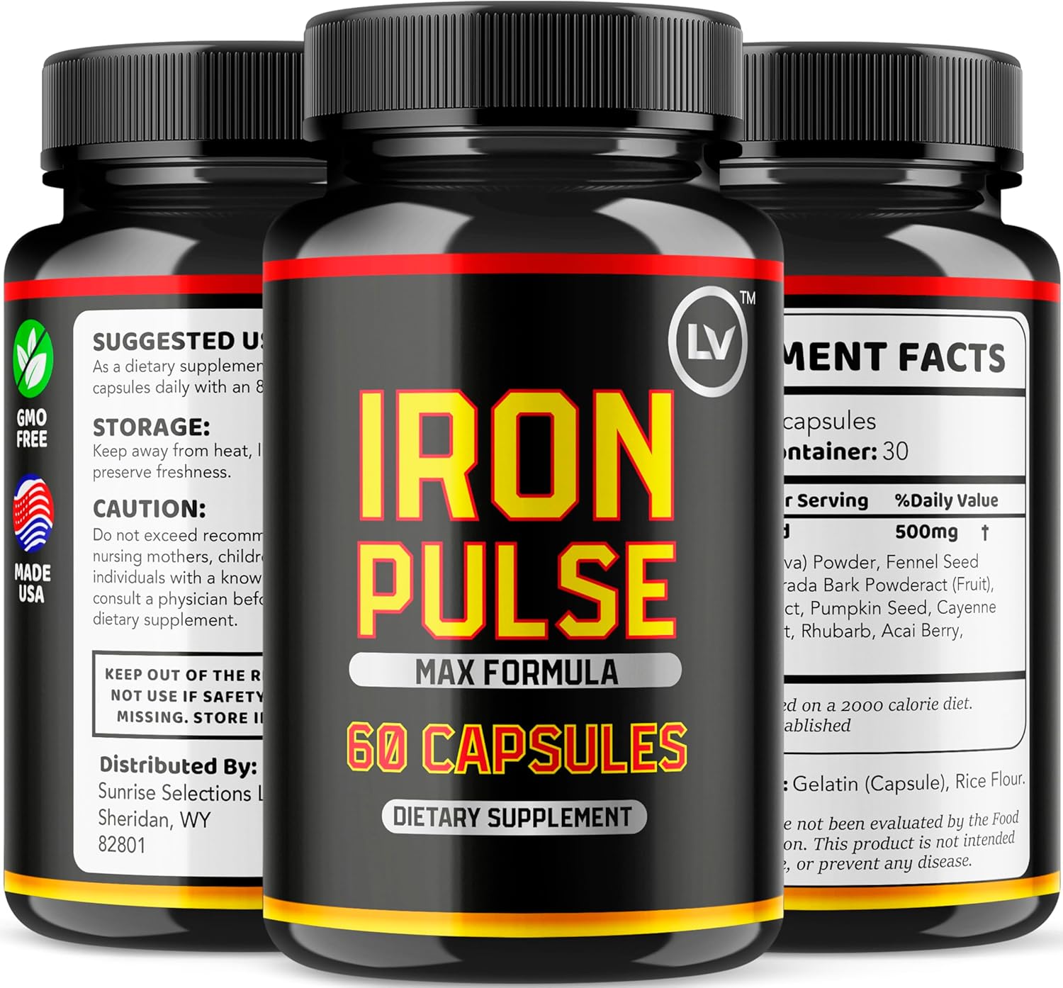 IronPulse Max Formula 2 Pack 120 Capsules