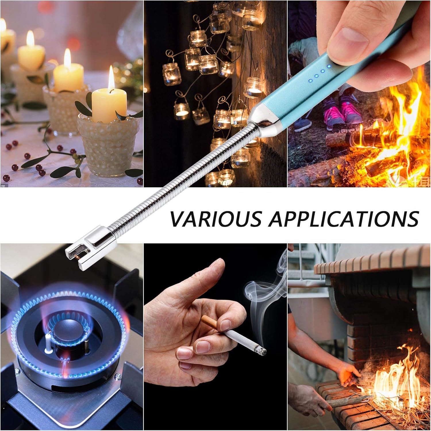 Meiruby Windproof USB Electric Candle Lighter