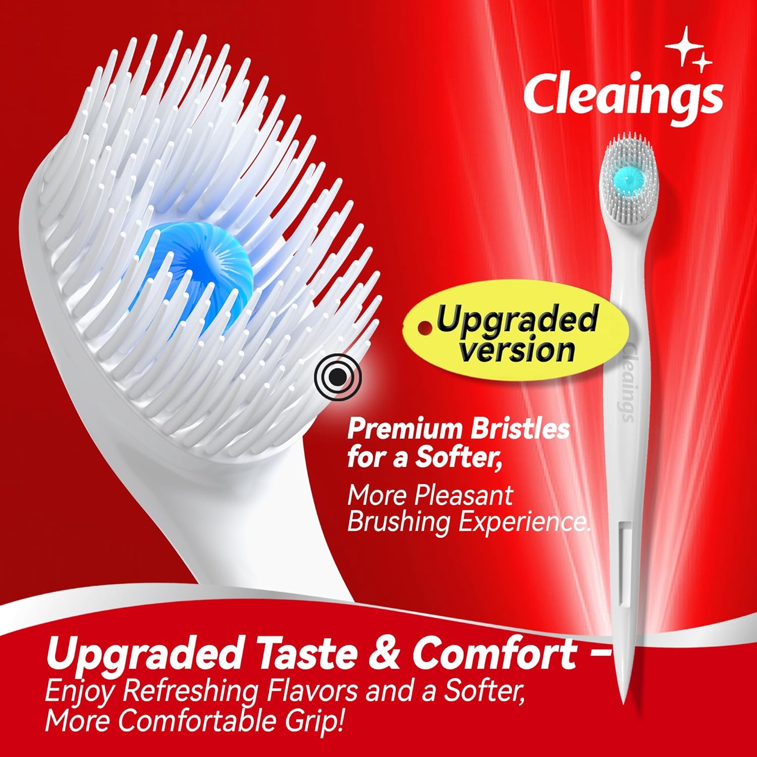 Cleaings Mini Disposable Toothbrush Set with Toothpaste
