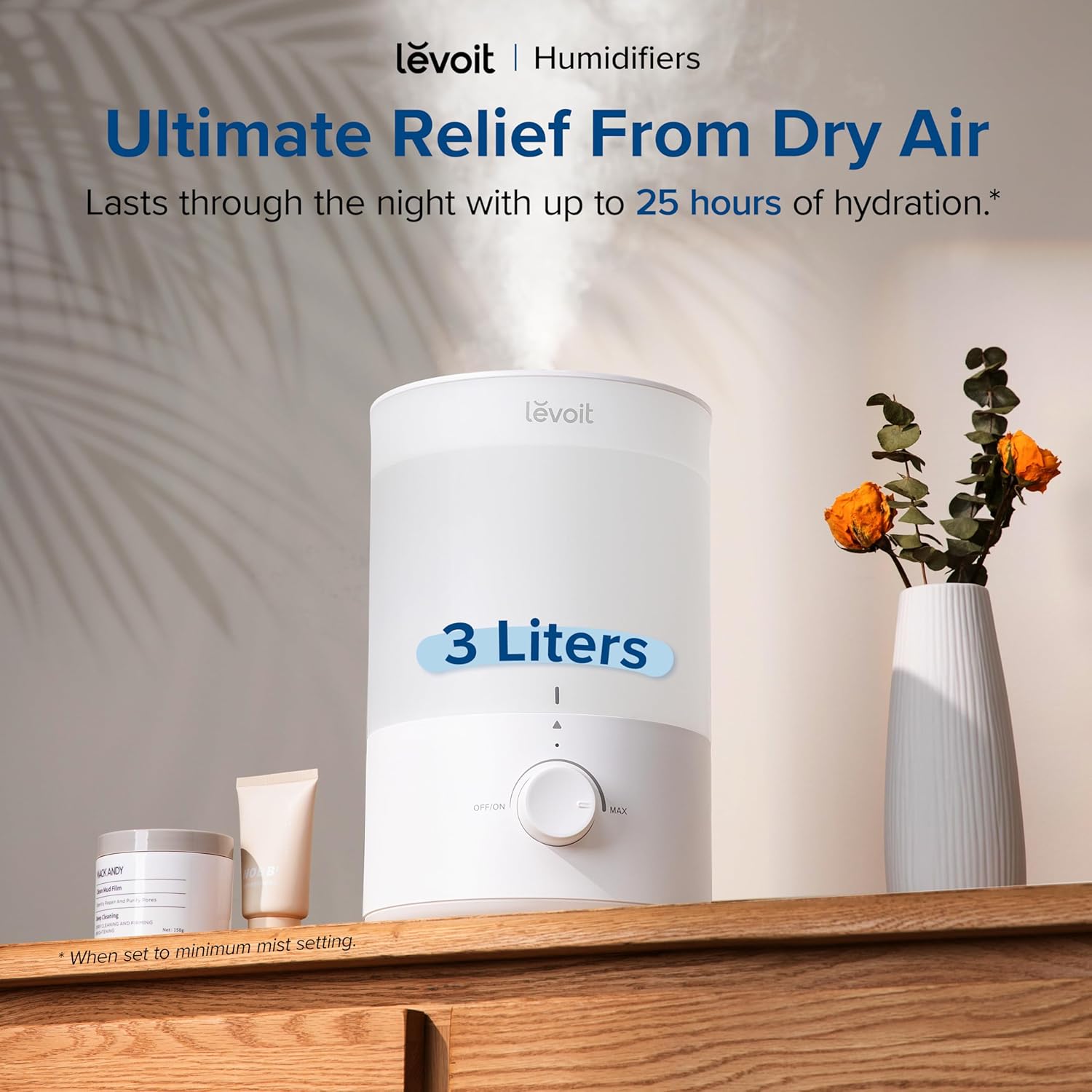 LEVOIT Air Purifier and Humidifier for Bedroom