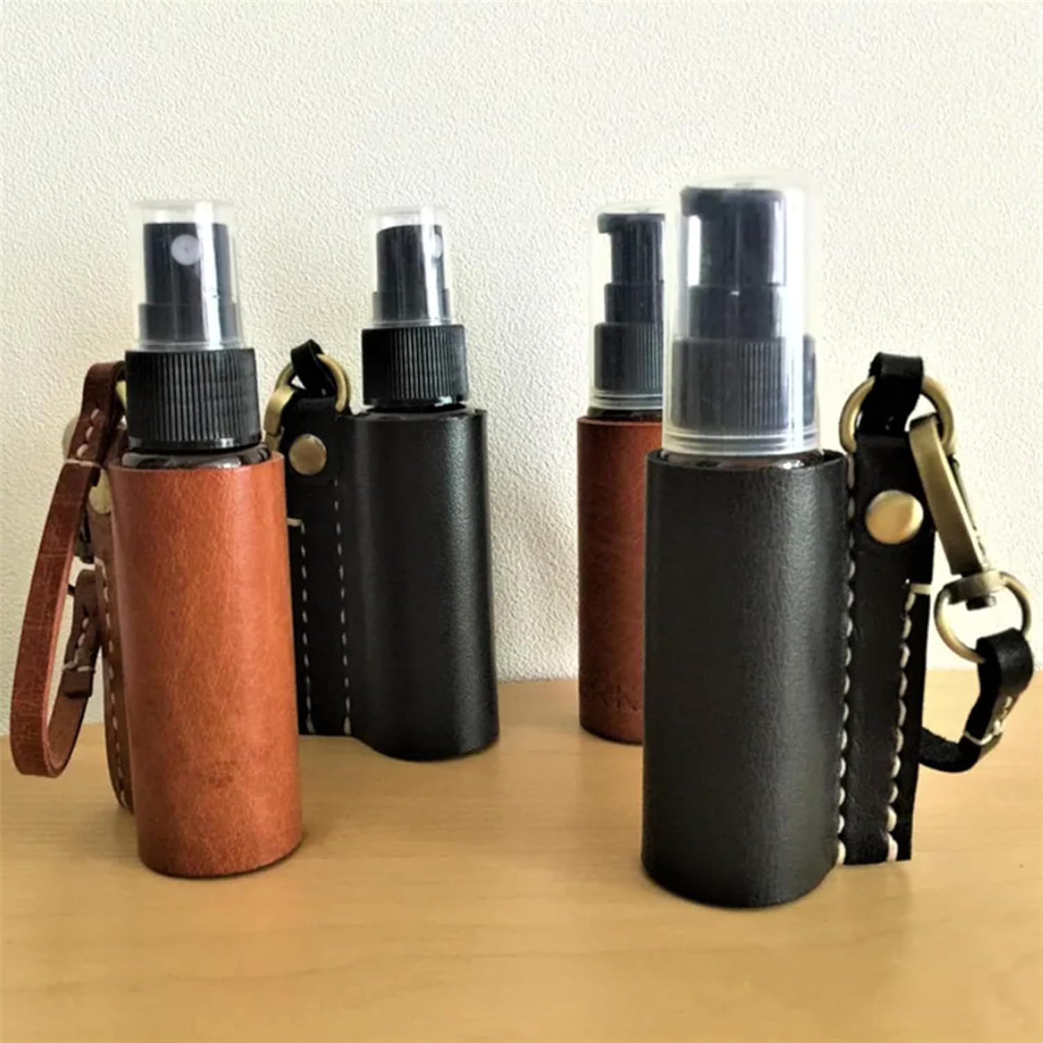 VKSG Reusable Sanitizer Bottle Holder with Clip