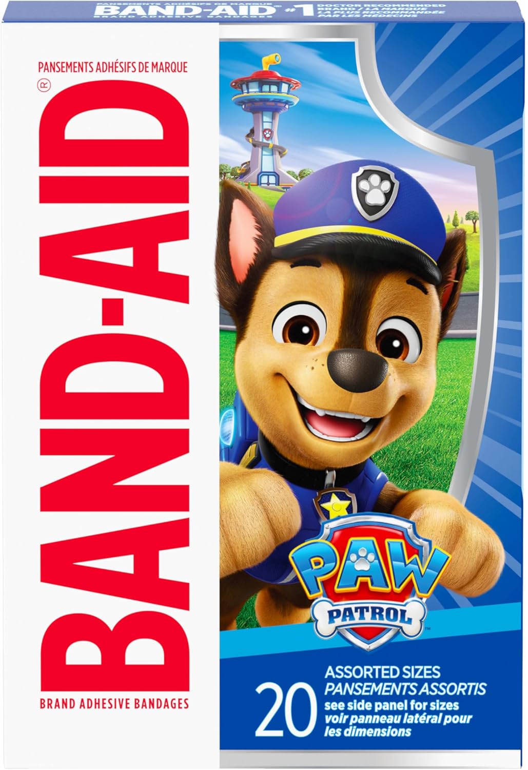 Band-Aid Sterile Adhesive Bandages with Paw Patrol Characters 20 Count