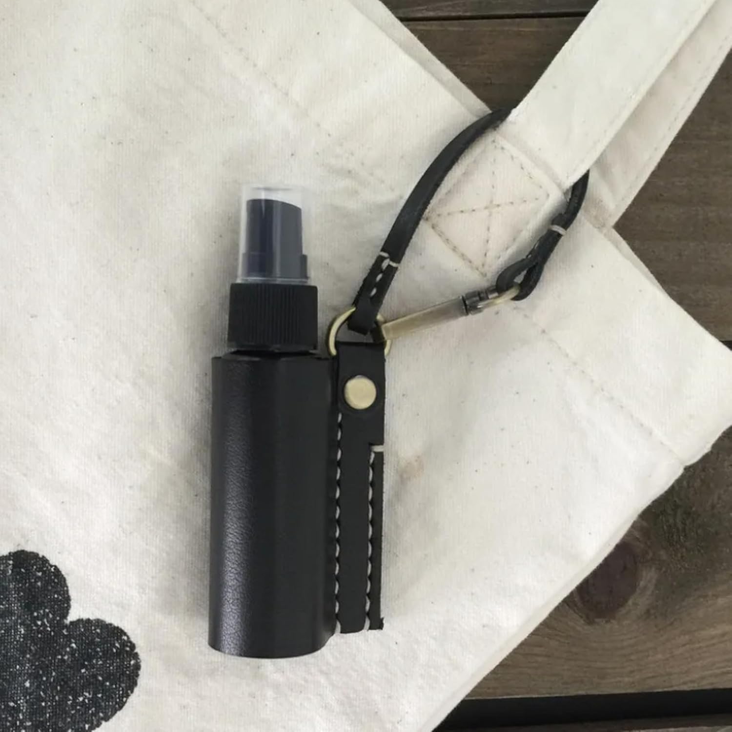 VKSG Reusable Sanitizer Bottle Holder with Clip
