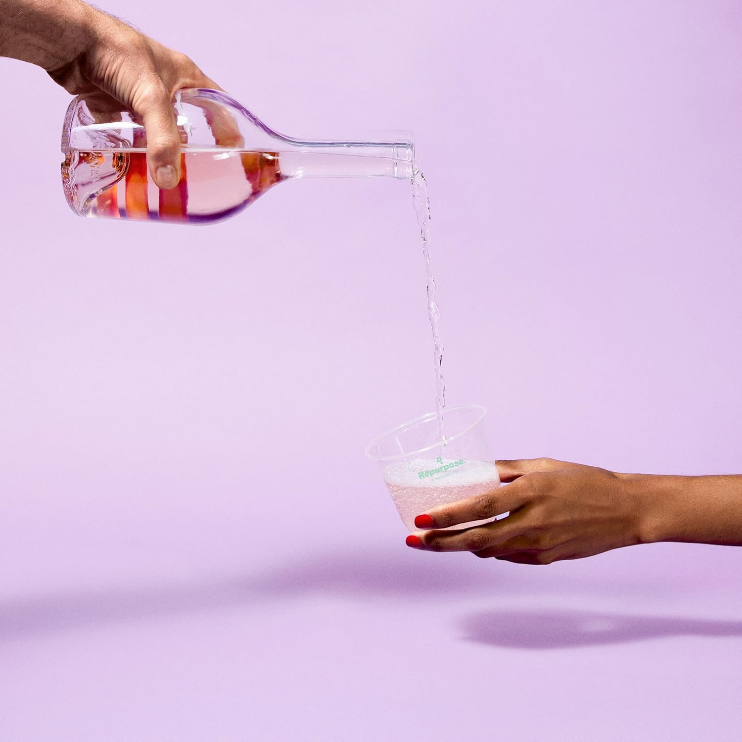 Repurpose Disposable Stemless Glasses 12oz 100 Cups