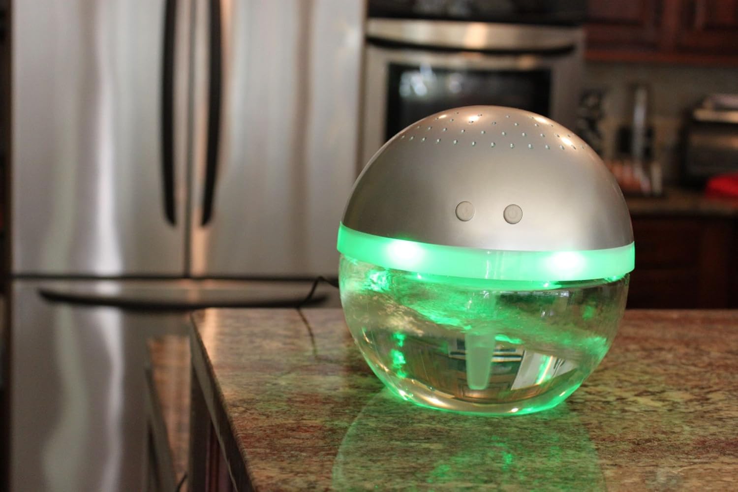 Magic Ball Air Revitalizer with Silver Finish