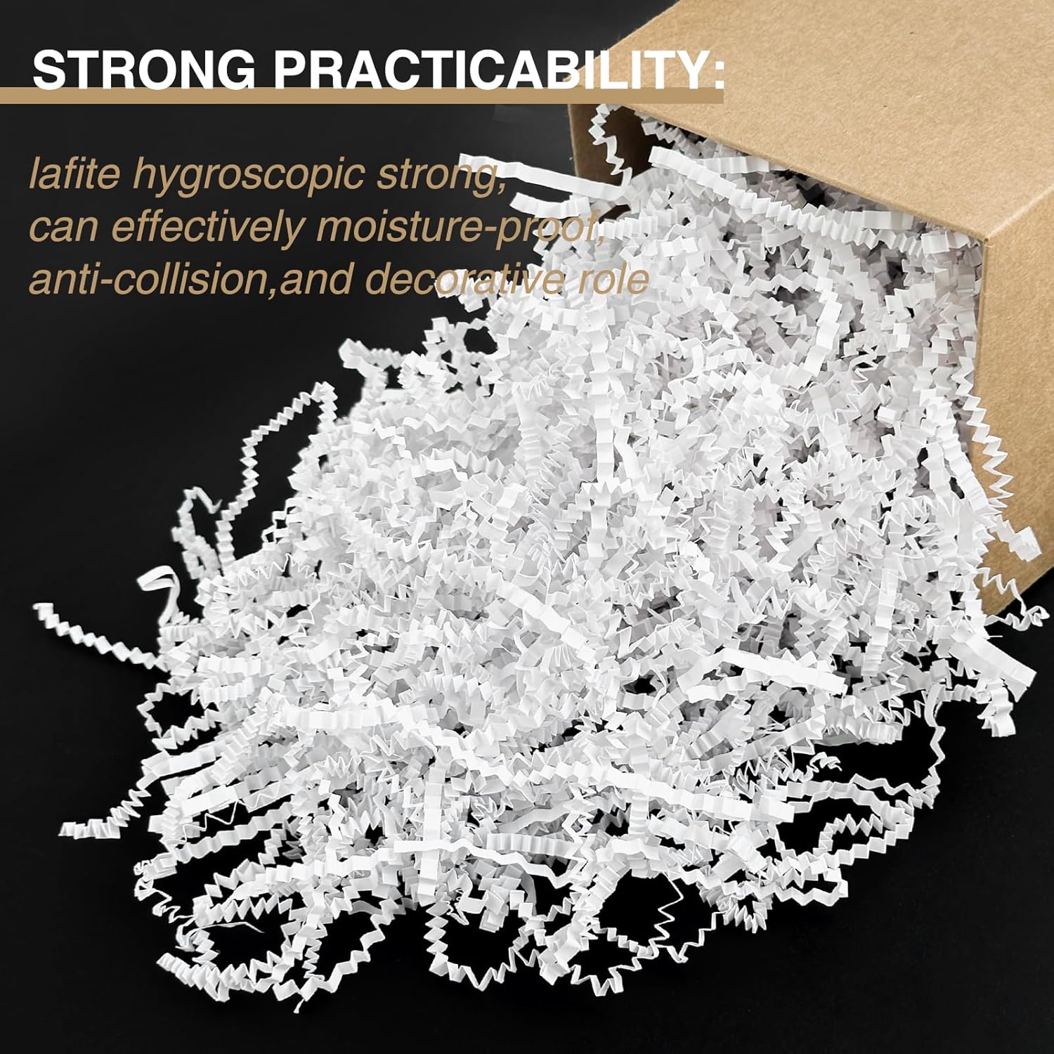 2LB Crinkle Cut Paper Shred Filler for Gift Boxes and Baskets