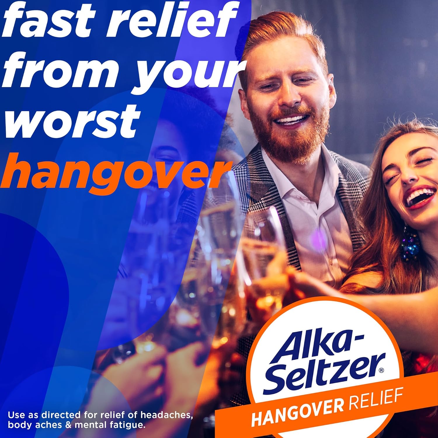 Alka-Seltzer Hangover Relief Tablets 60 Count
