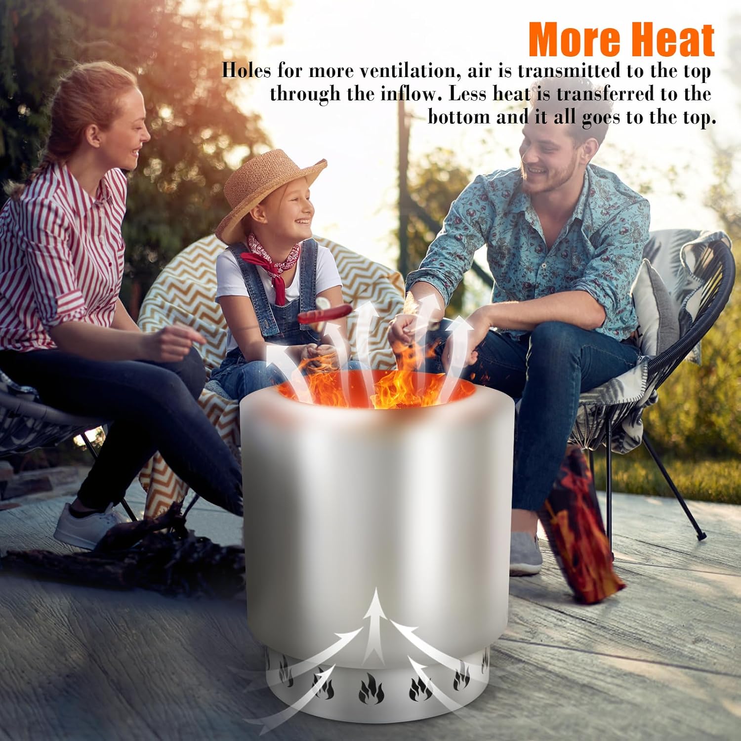 Hisencn Fire Pit Stand for Solo Stove Ranger