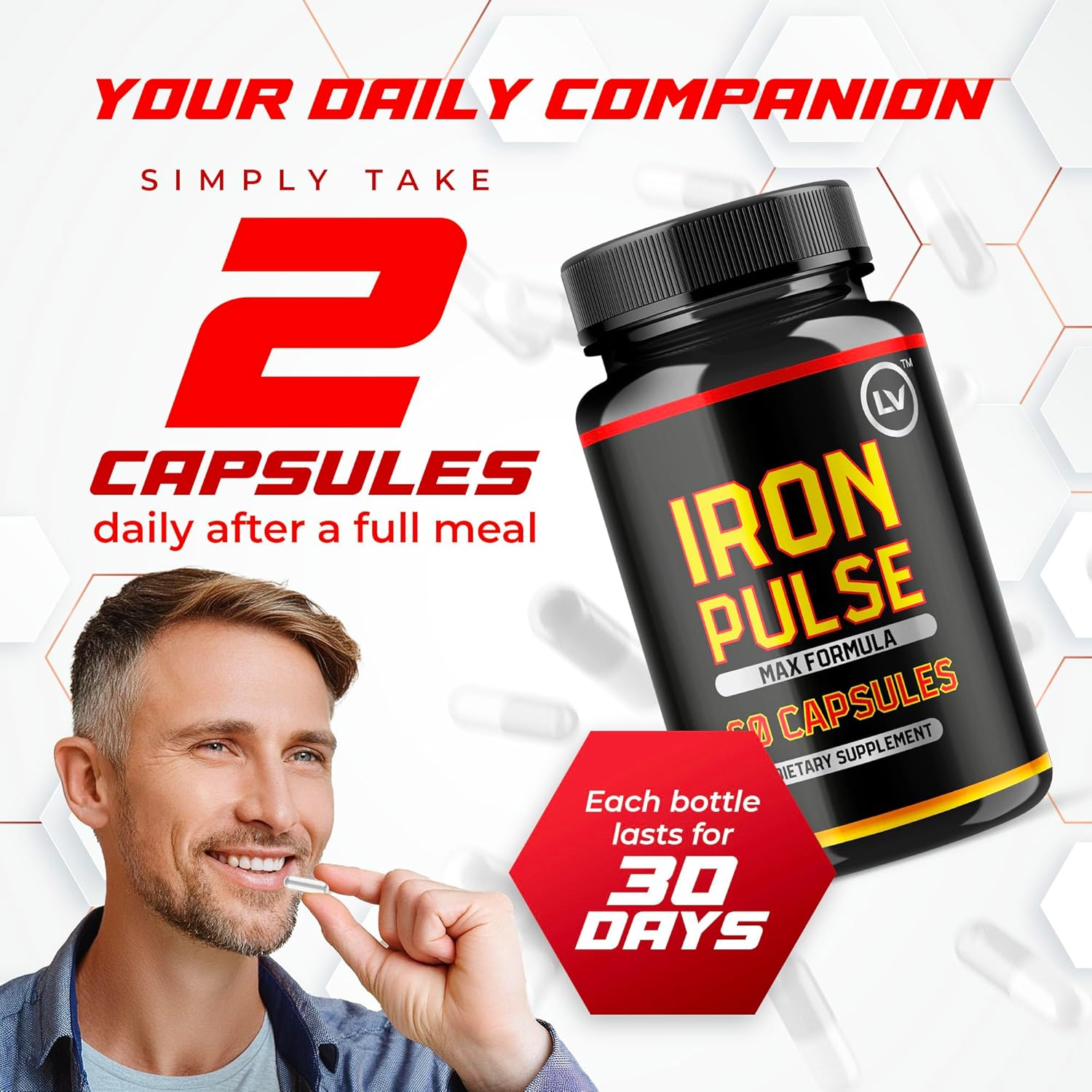 IronPulse Max Formula 2 Pack 120 Capsules