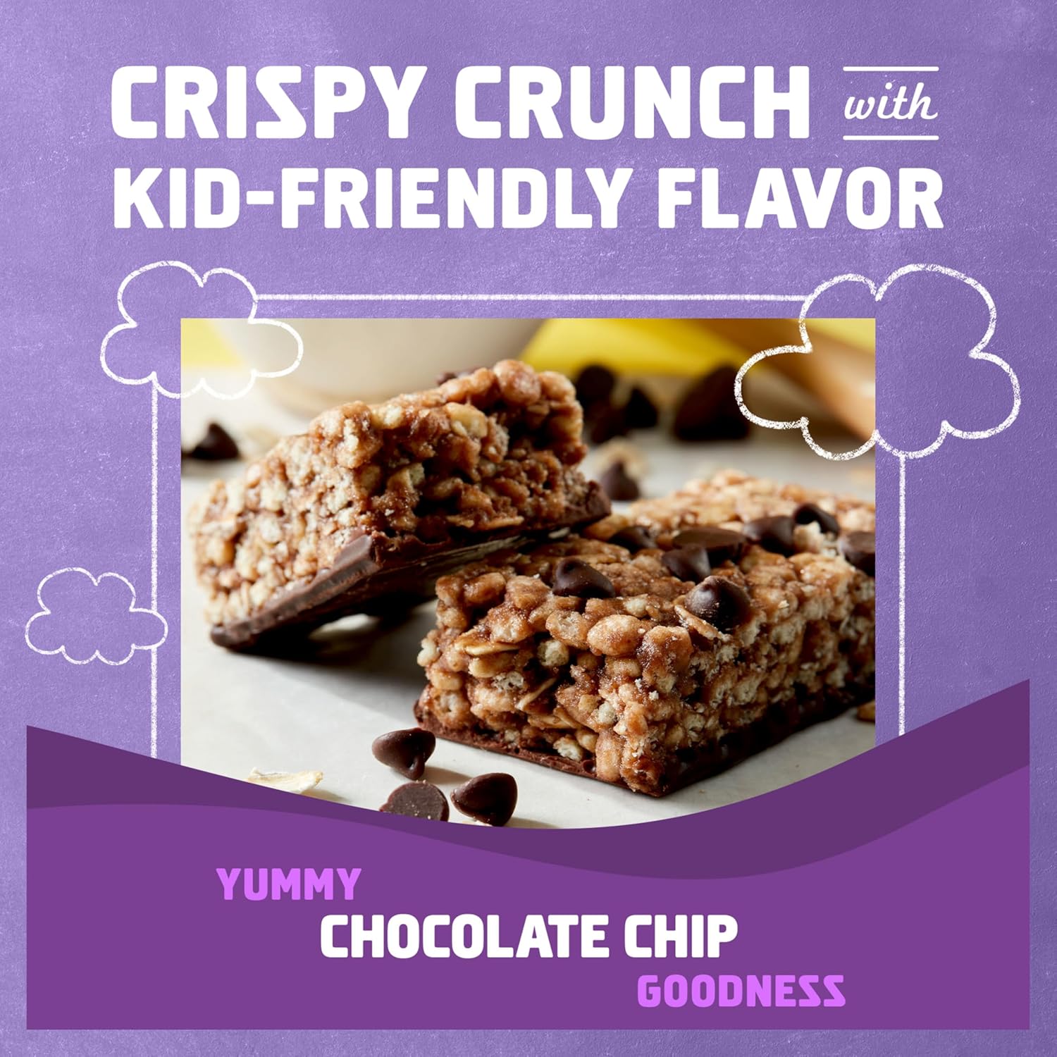 Zbar Protein Chocolate Chip Crispy Bars 15 Pack