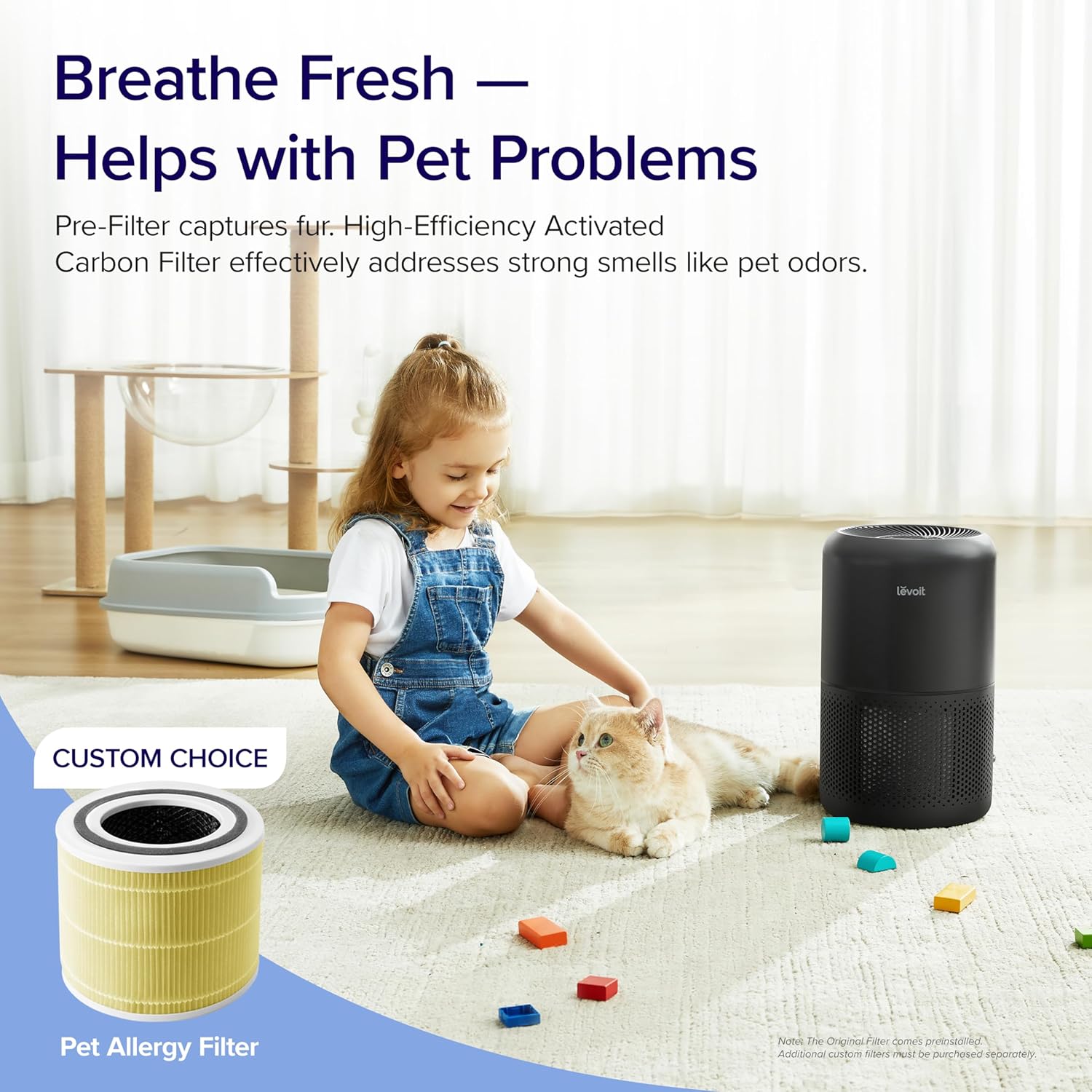 LEVOIT Humidifier with Essential Oil Diffuser Quiet 3L Cool Mist for Bedroom