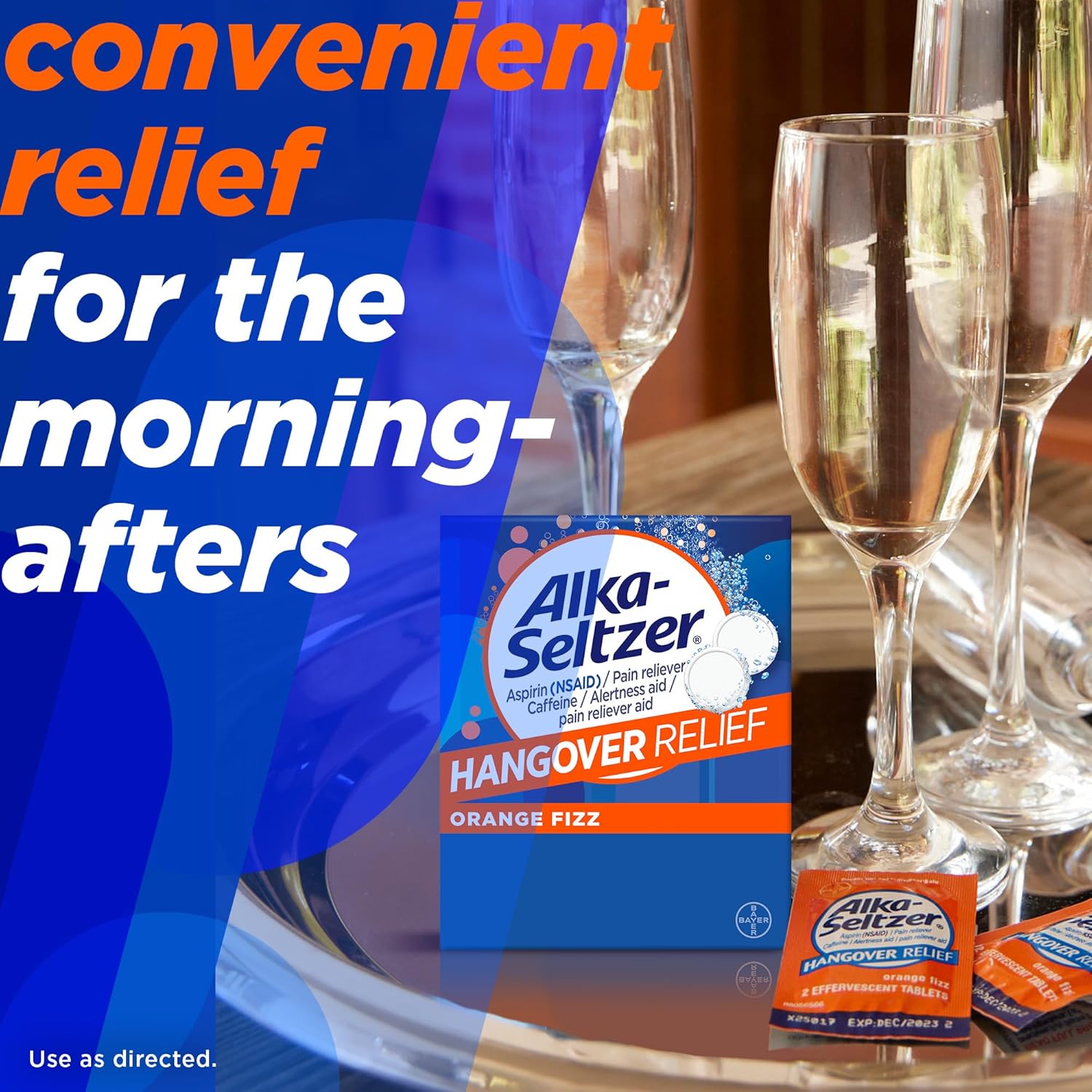 Alka-Seltzer Hangover Relief Tablets 60 Count