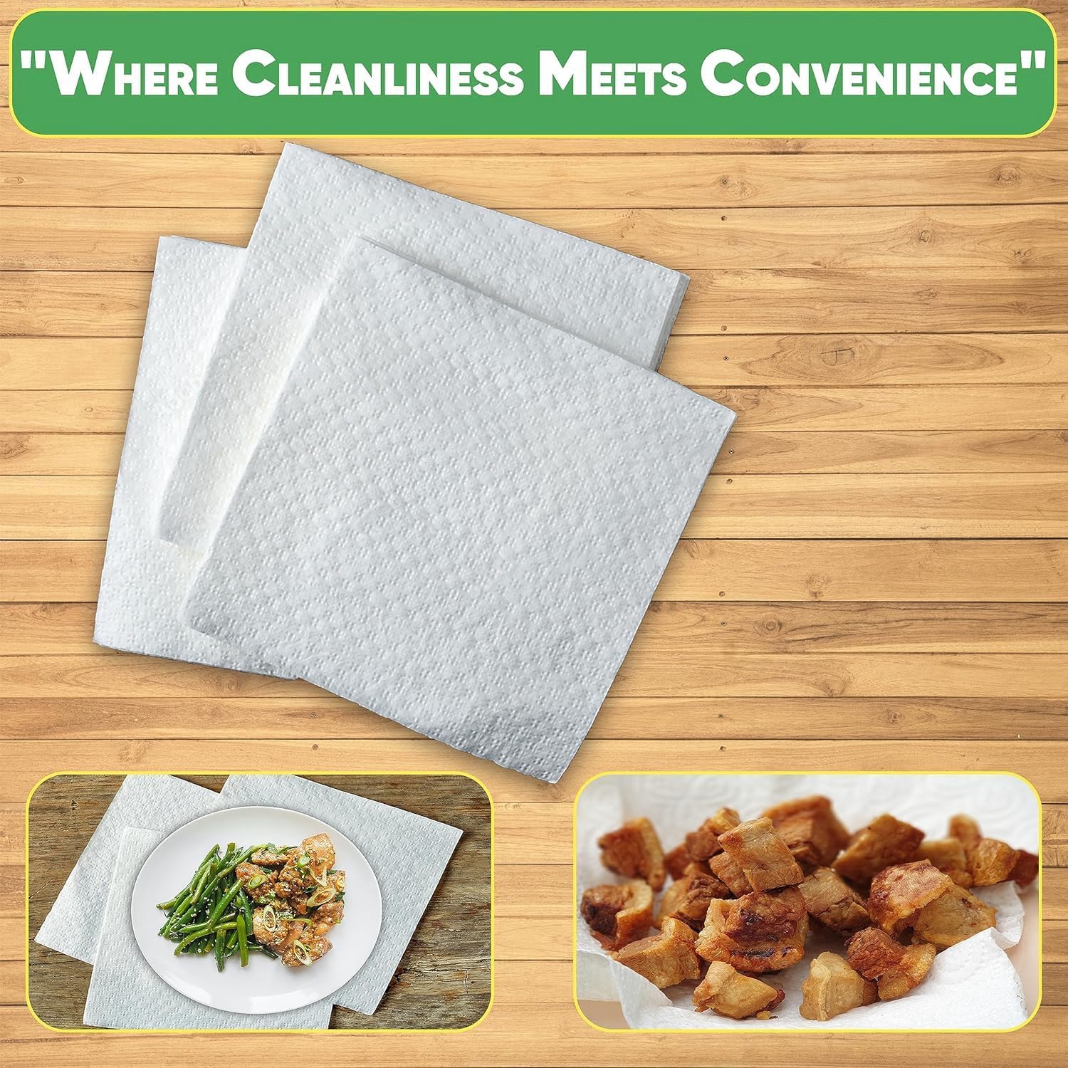 Pantryware Essentials 500 Count White Paper Napkins 12x12