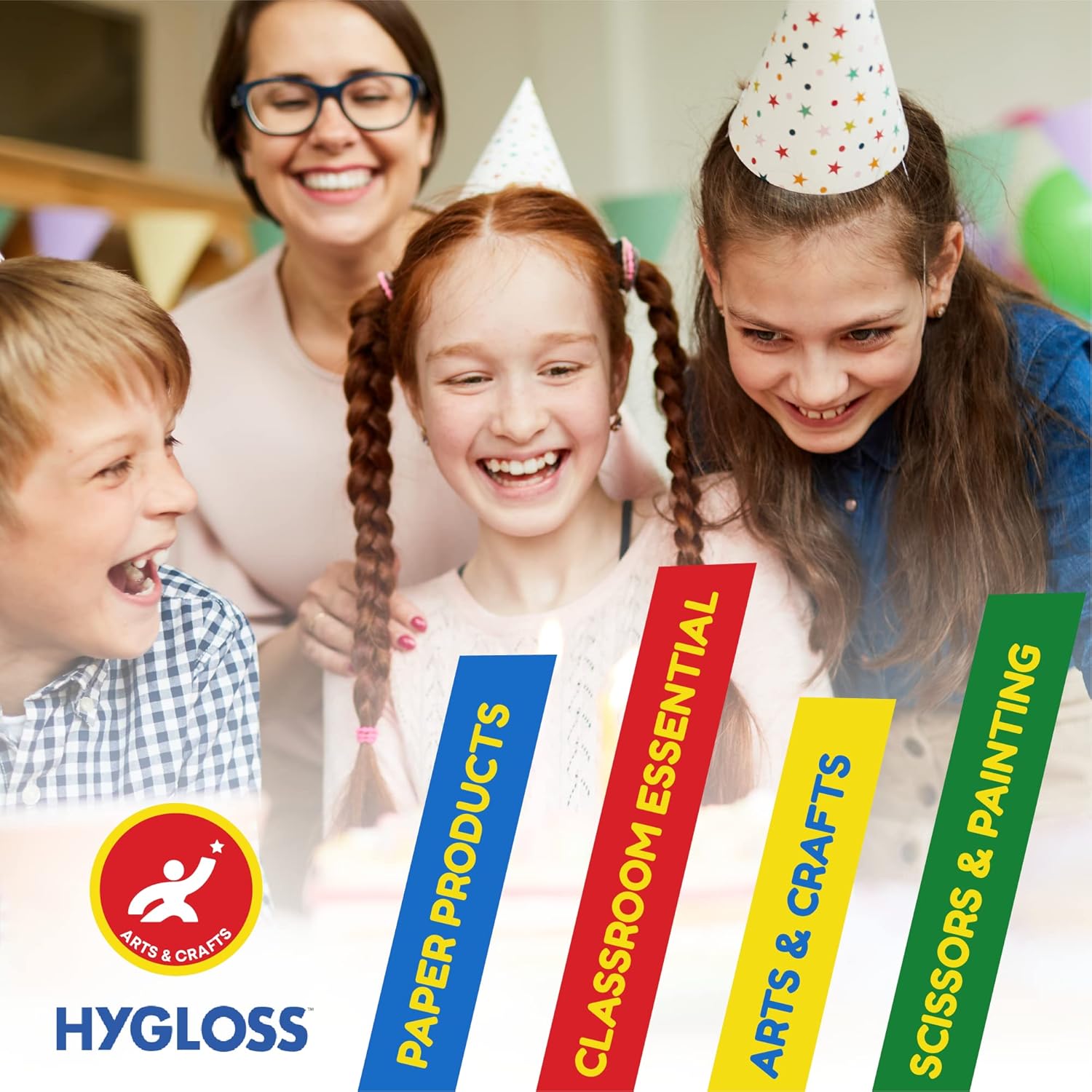 Hygloss Paper Plates 6-Inch 100 Pack