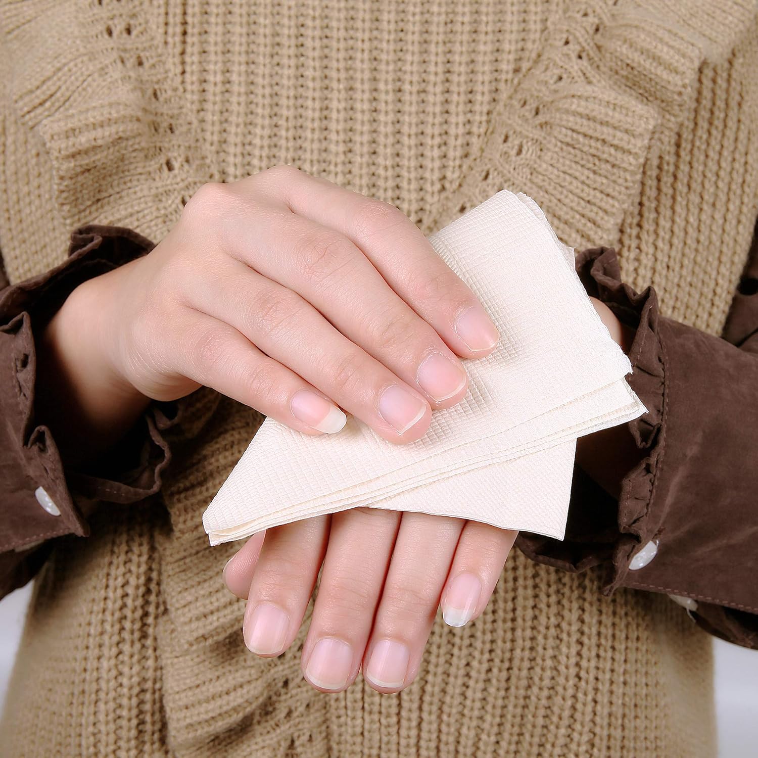 200 Count Compostable Cocktail Napkins for All Occasions