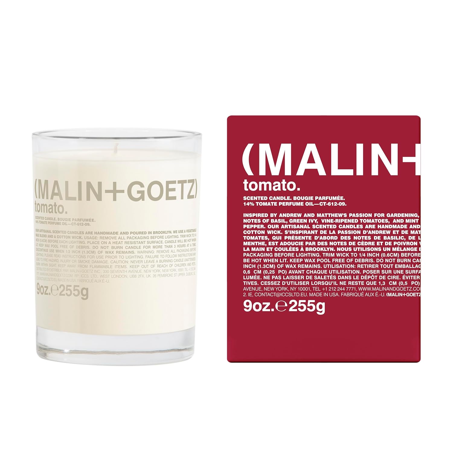 MalinGoetz Luxury Wax Blend Aromatic Candles Gift Set