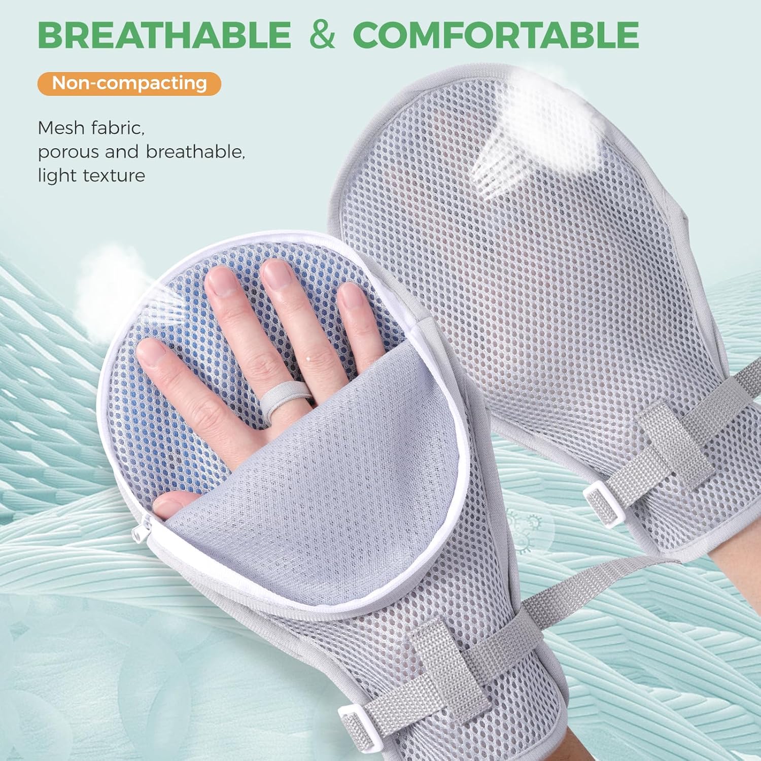 Medical Restraint Gloves for Safety Hand Control