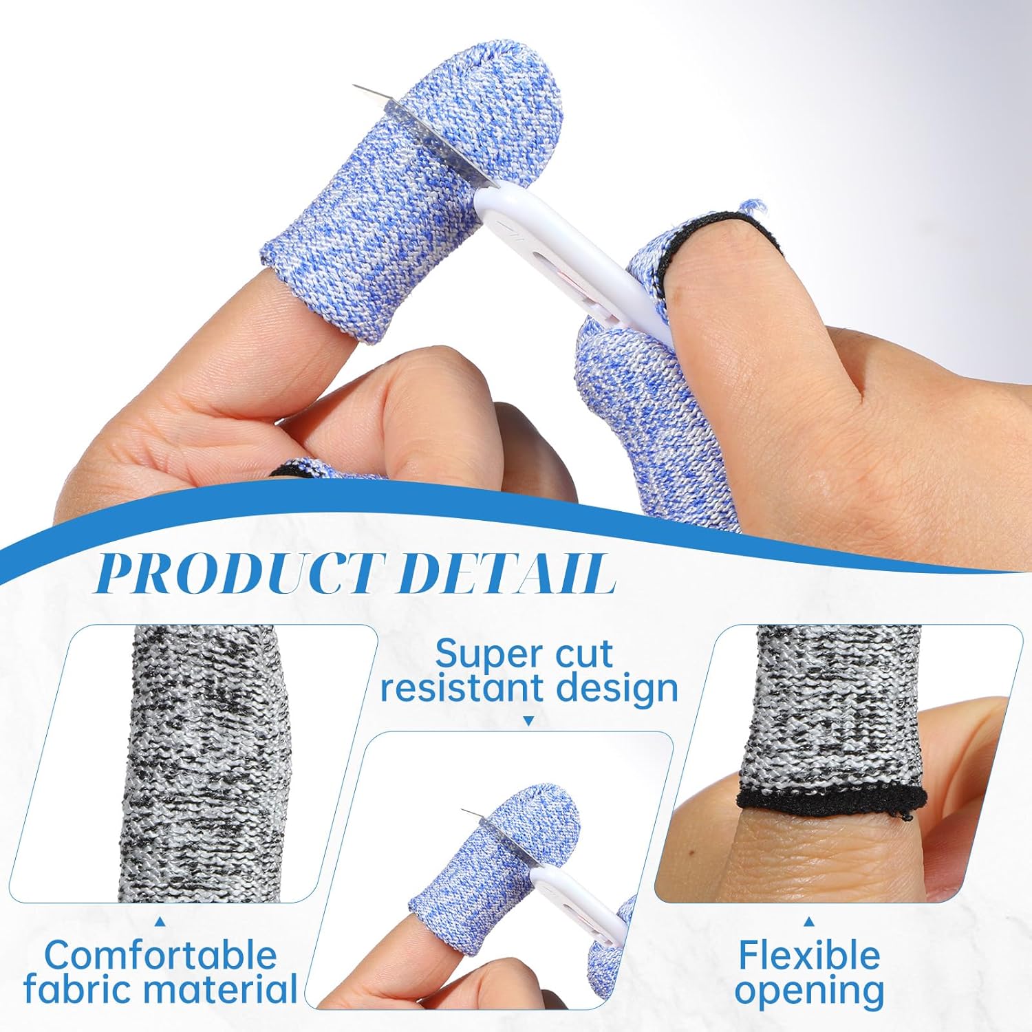 EORTA 40 Piece Cut Resistant Finger Cots