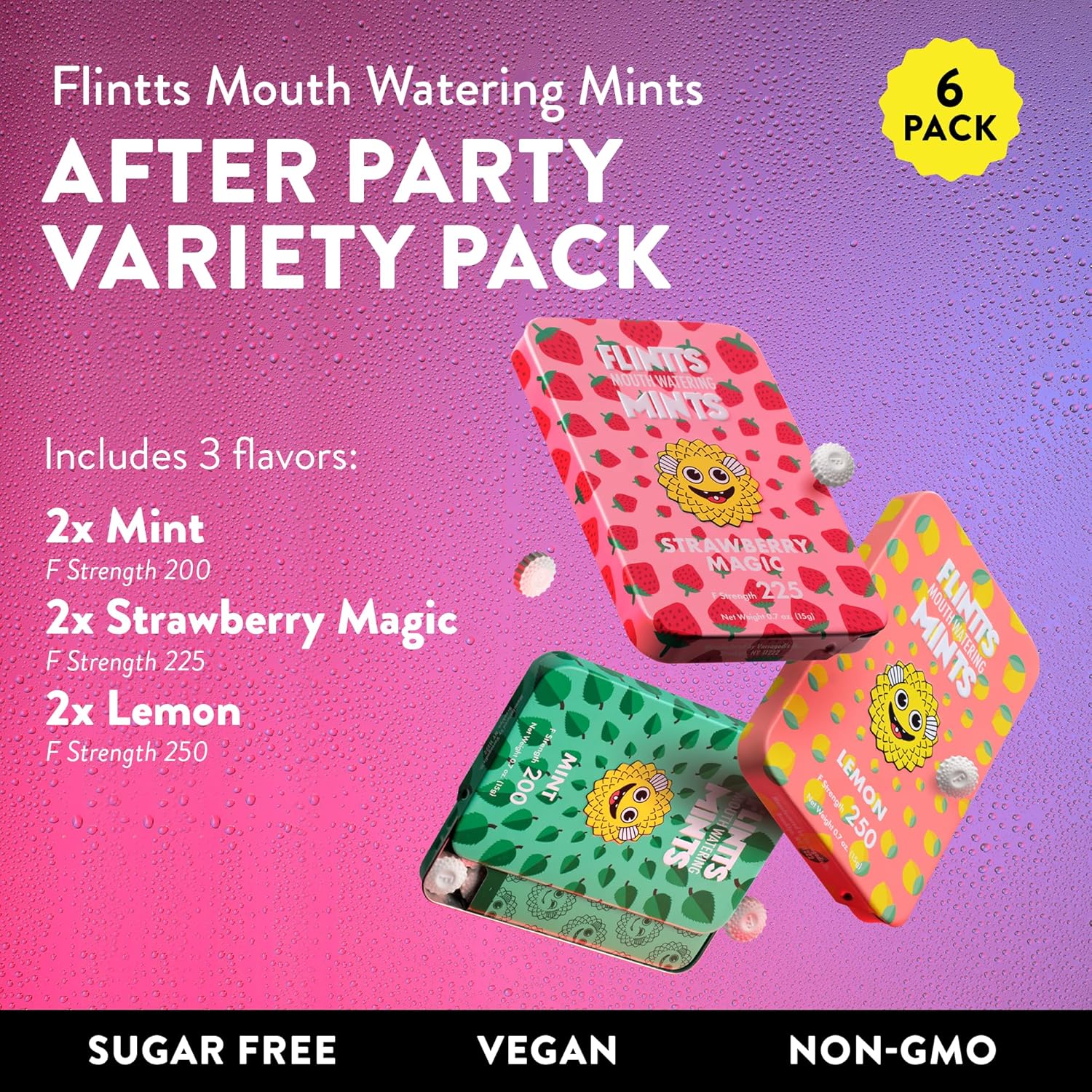Flintts Mints 2x After Party Pack - Sugar Free Vegan
