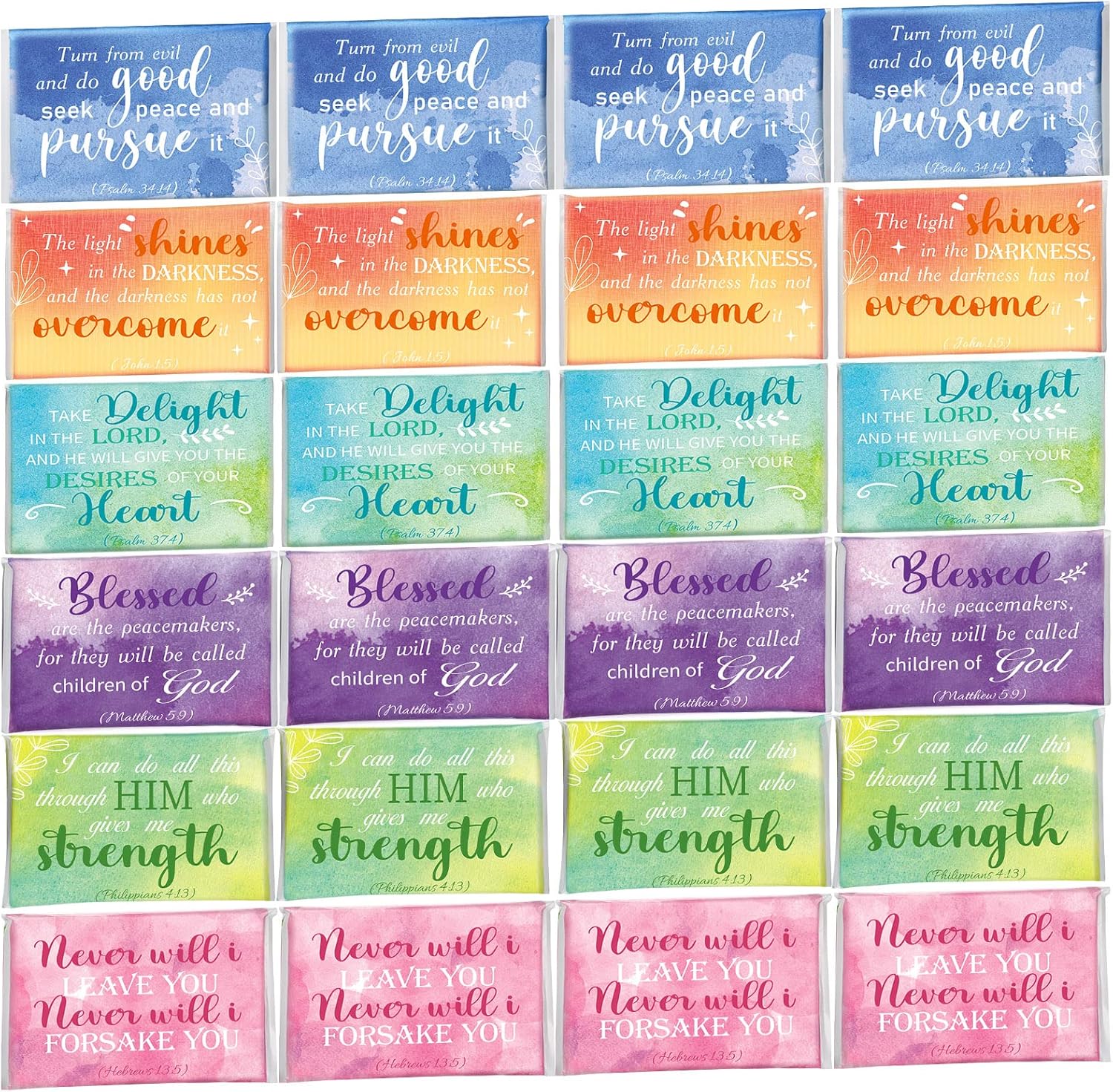 24 Pack Inspirational Tissue Set for Travel and Events