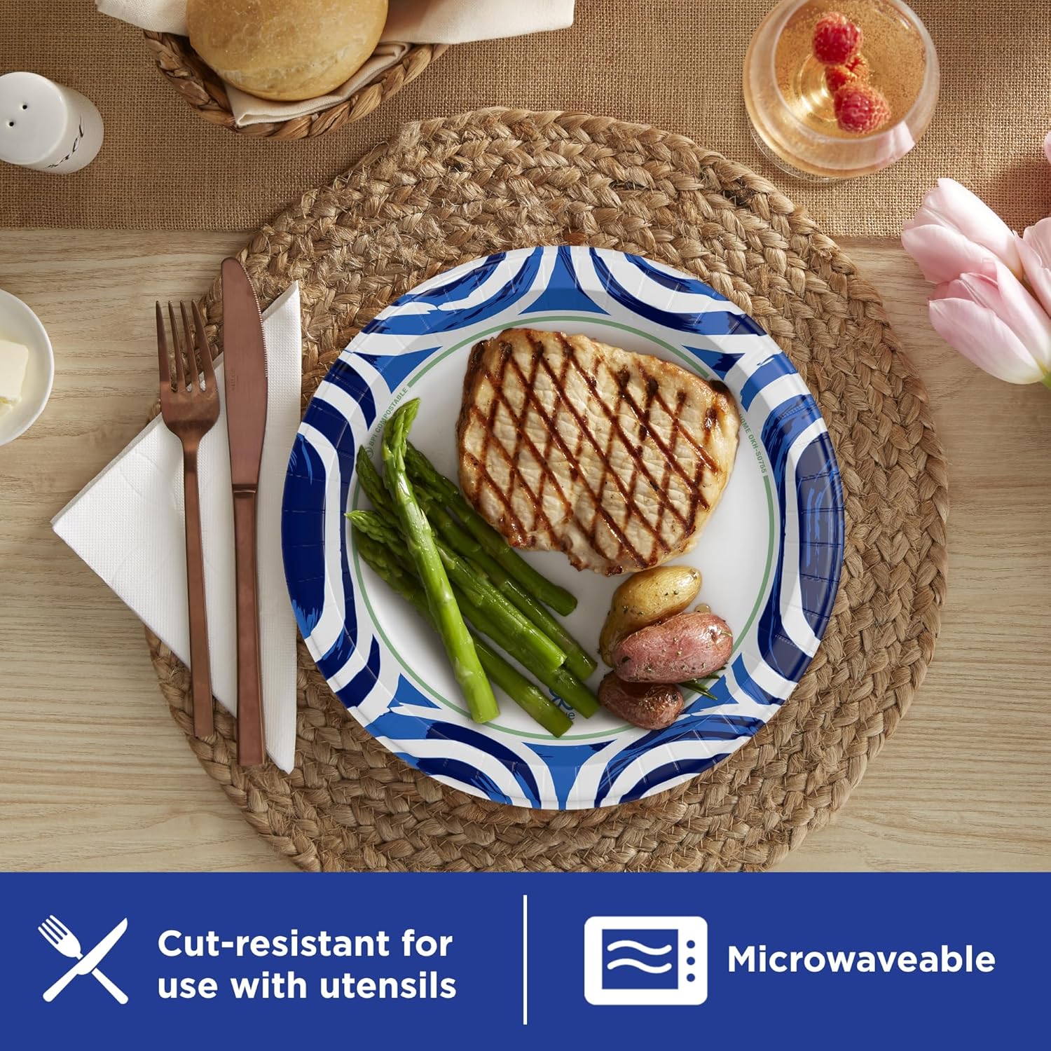 Dixie Ultra Large Paper Plates 10 Inch 100 Count