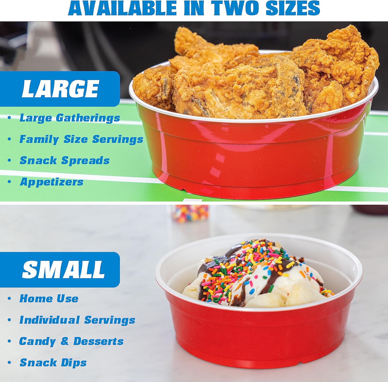 GoBig Red Party Cup Bowls 1