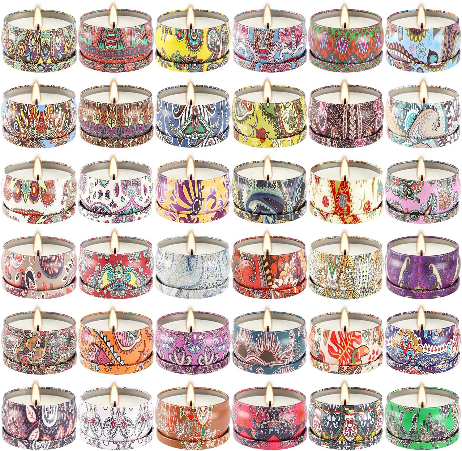 36 Pack Scented Candles for Home and Travel