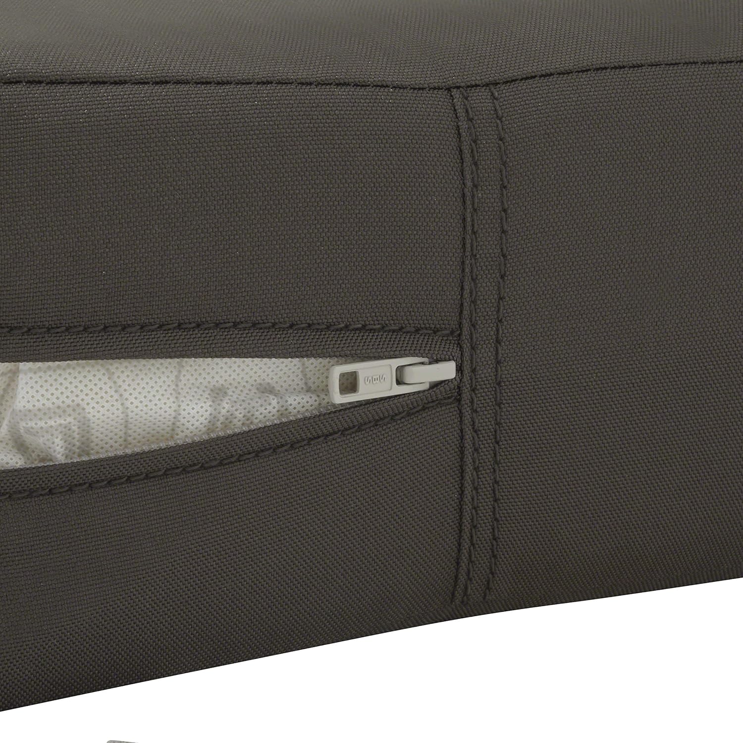 Classic Accessories Ravenna Water-Resistant 25x25x5 Inch Outdoor Seat Cushion Cover