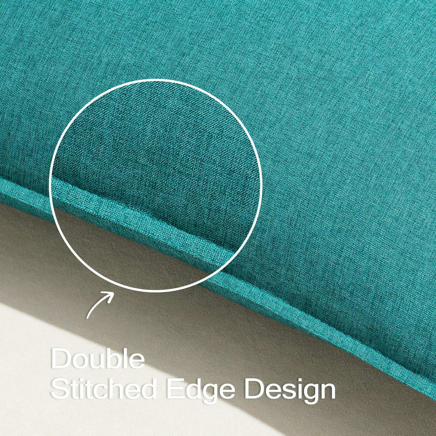 ANRODUO Set of 2 Waterproof Pillow Covers Turquoise