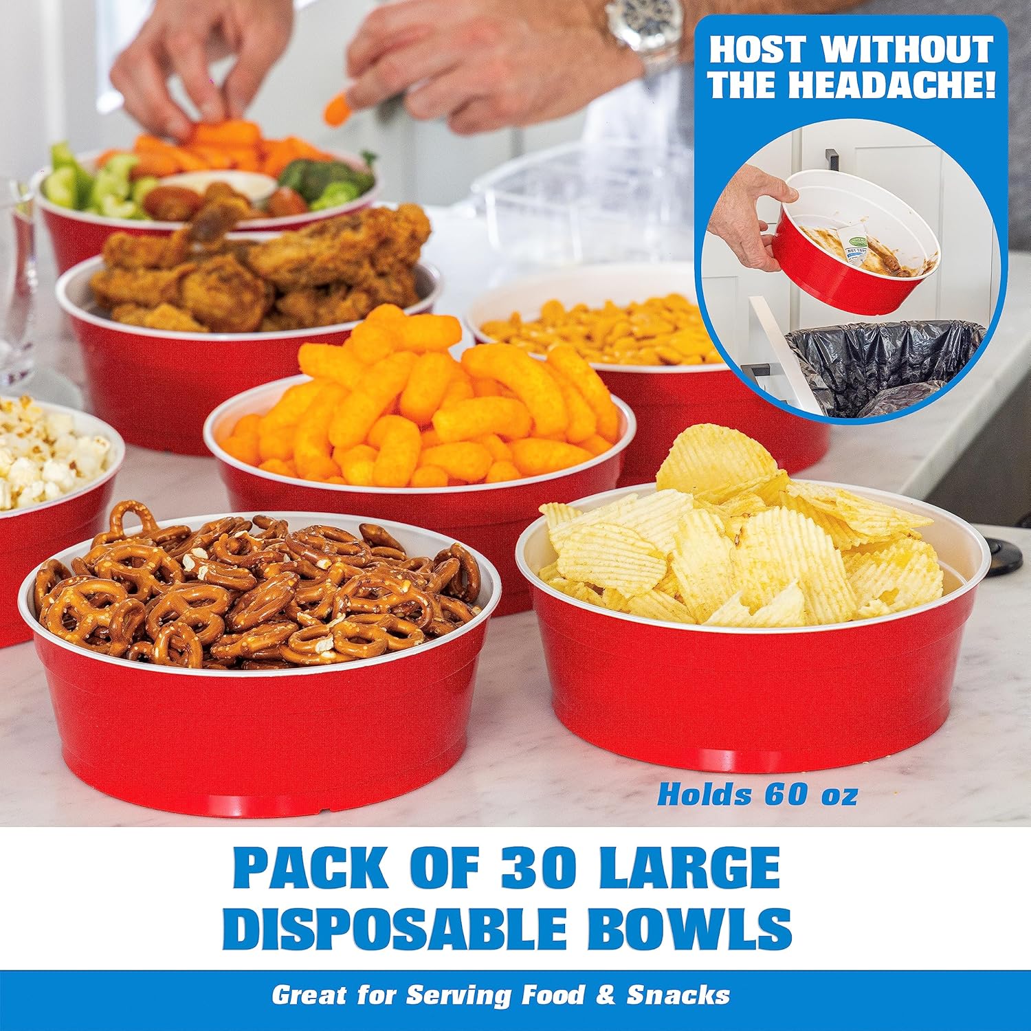 GoBig Red Party Cup Bowls 2